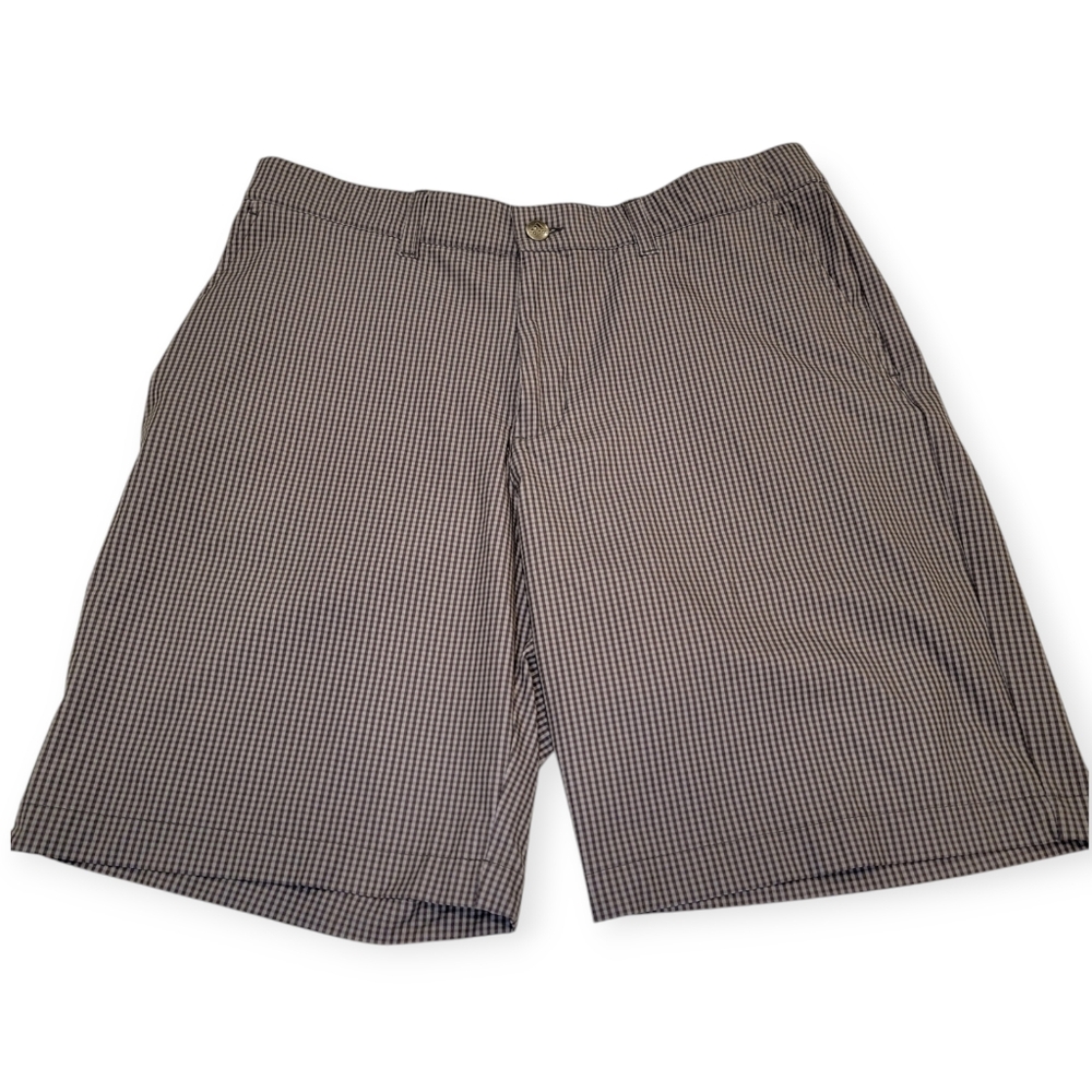 Adidas Men's Ultimate 365 Gingham Golf Short Size 34 Gray